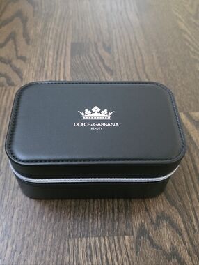 Dolce & Gabbana Black and Gray Travel Jewelry Case